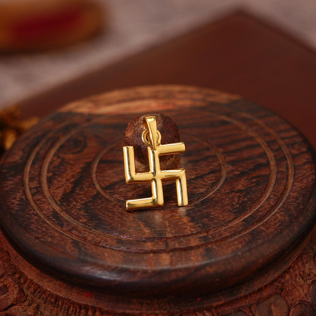 Swastika Gold Pendant