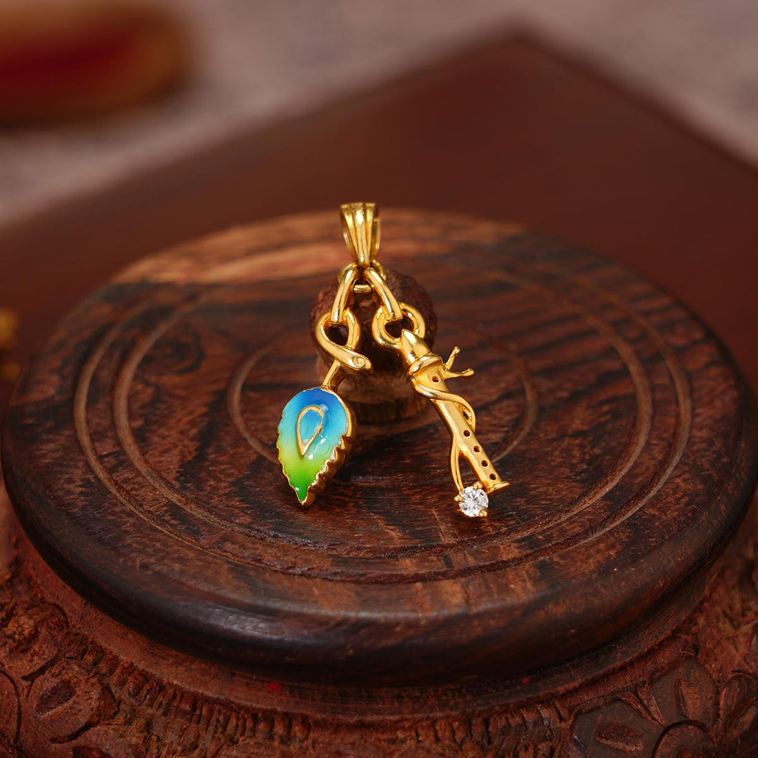 Lord Krishna Flute Pendant