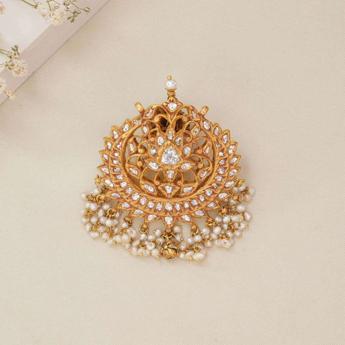 Glitz Floral Pendant