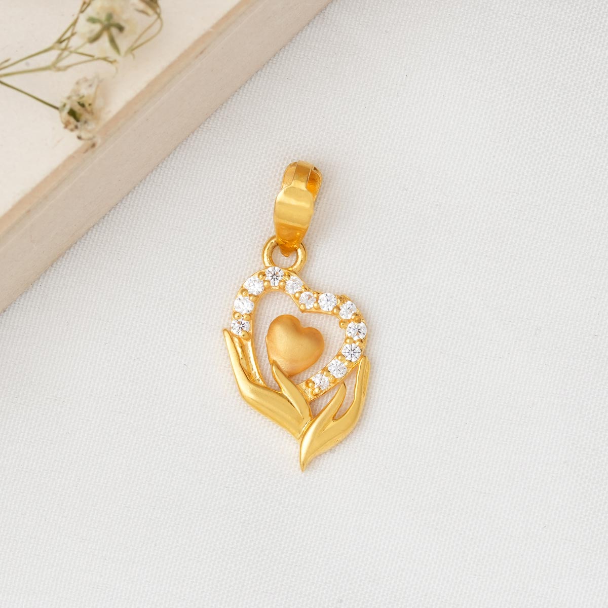 Hand Heart Pendant