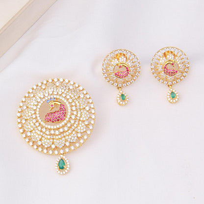 Dazzling Pendant Set