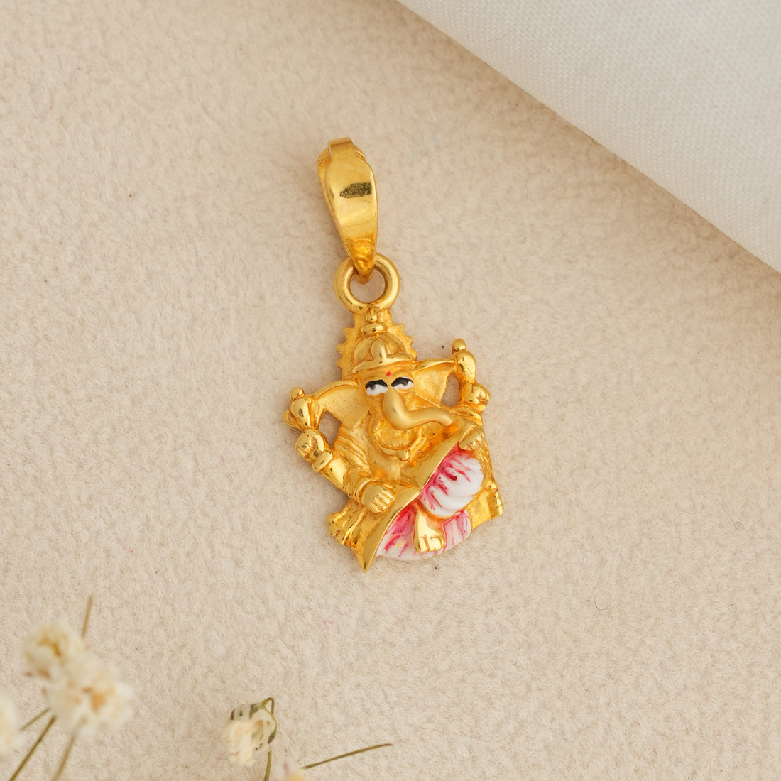 Divine Vinayagar Gold Pendant