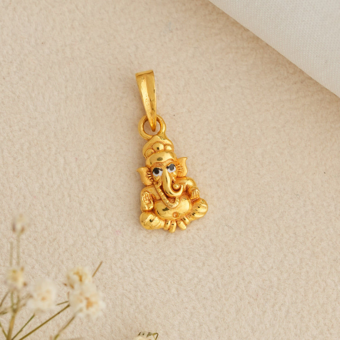 Siddhivinayaka Gold Pendant