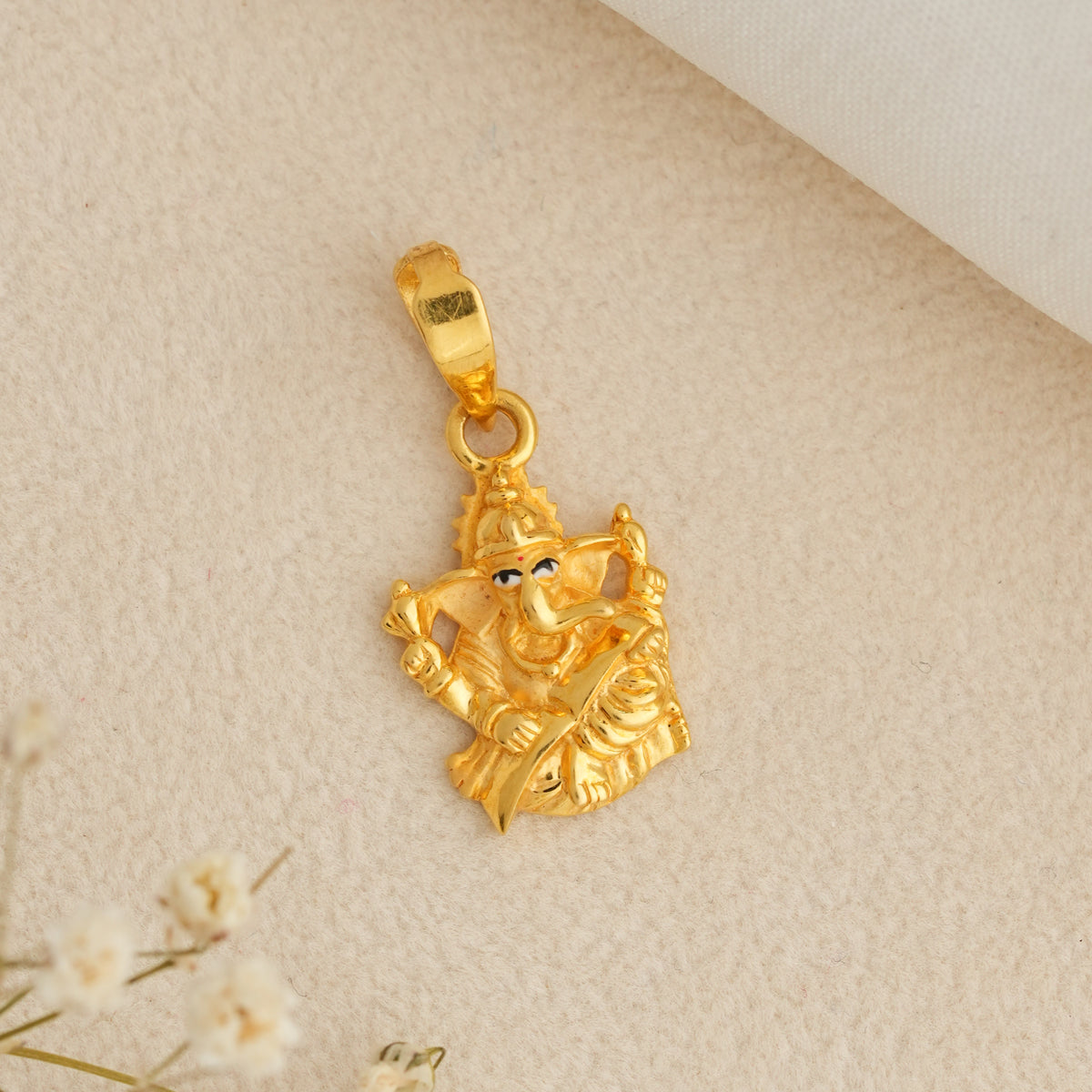 Selva Ganapathi Gold Pendant