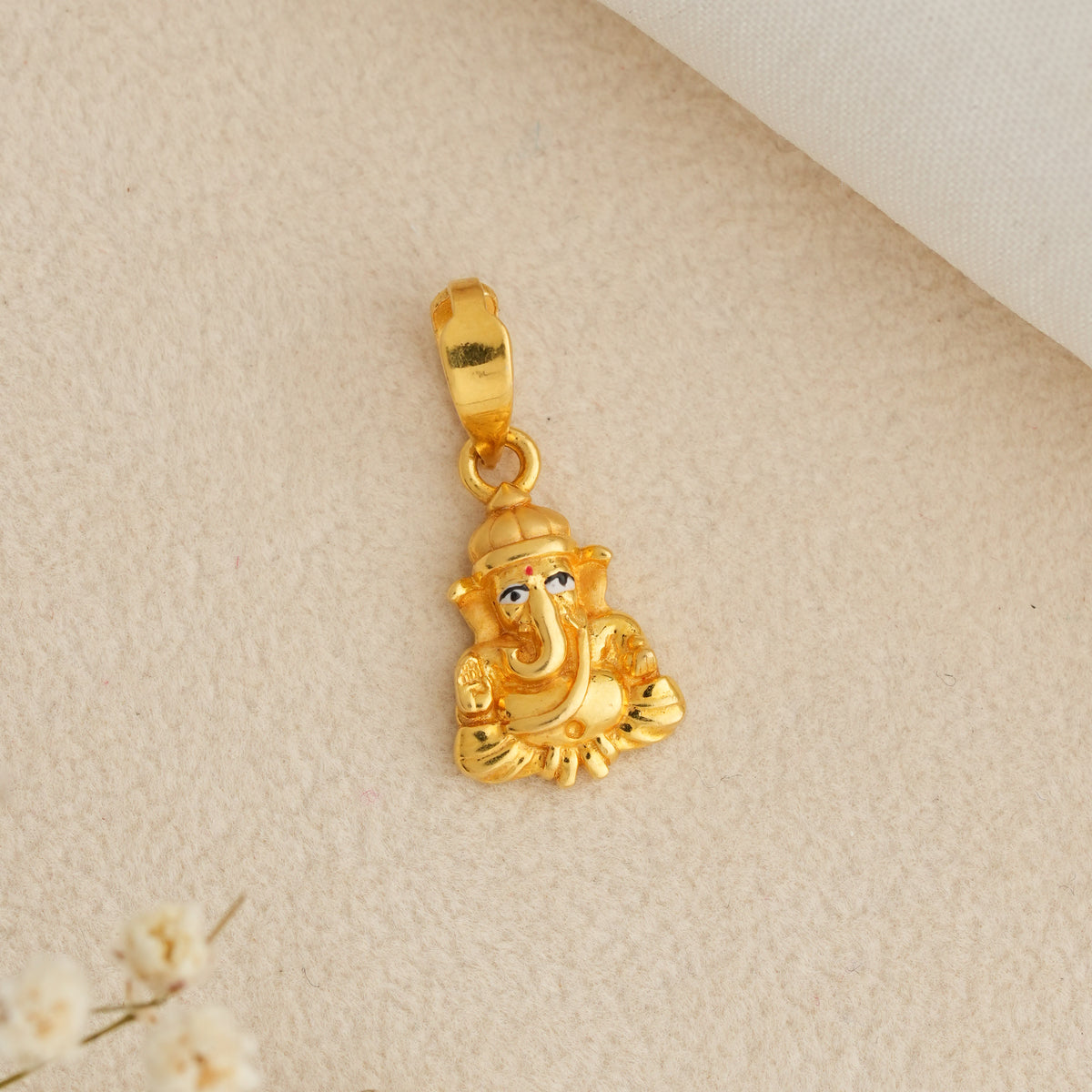 Abhaya Vinayagar Gold Pendant