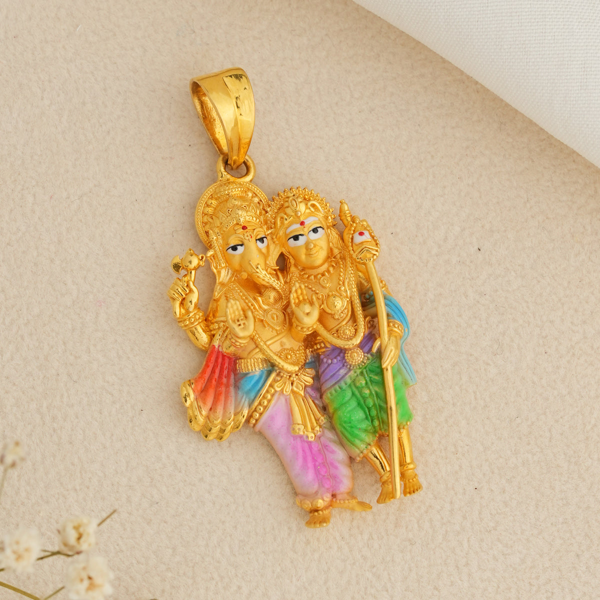 Murugan Viyanagar Gold Pendant