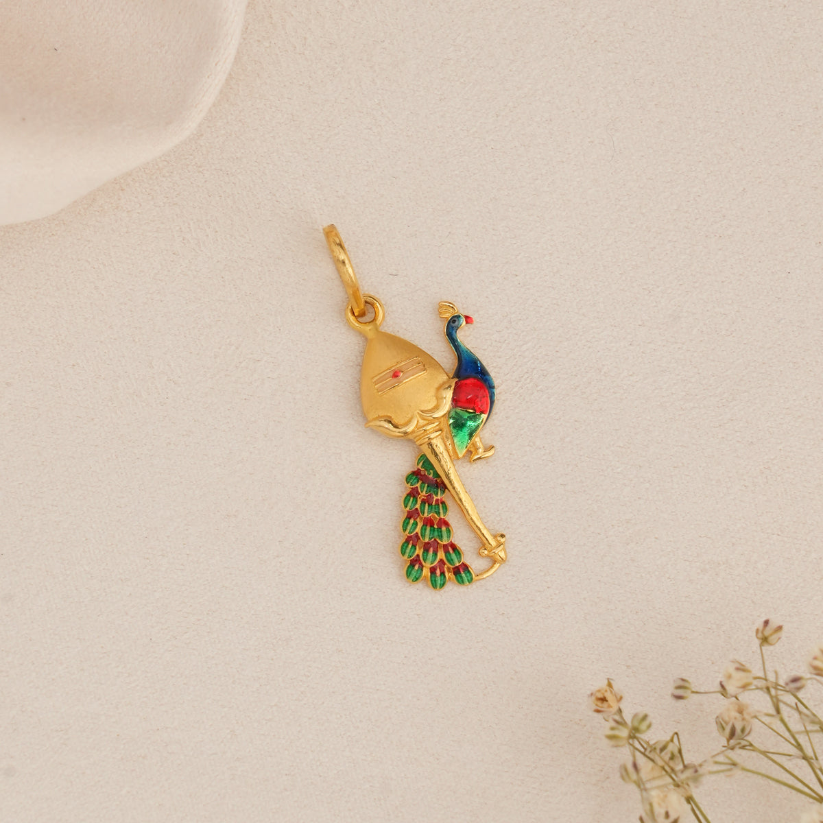 Mayil Vel Gold Pendant