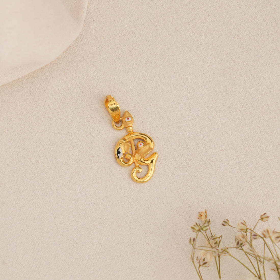 Om Shanmuga Gold Pendant