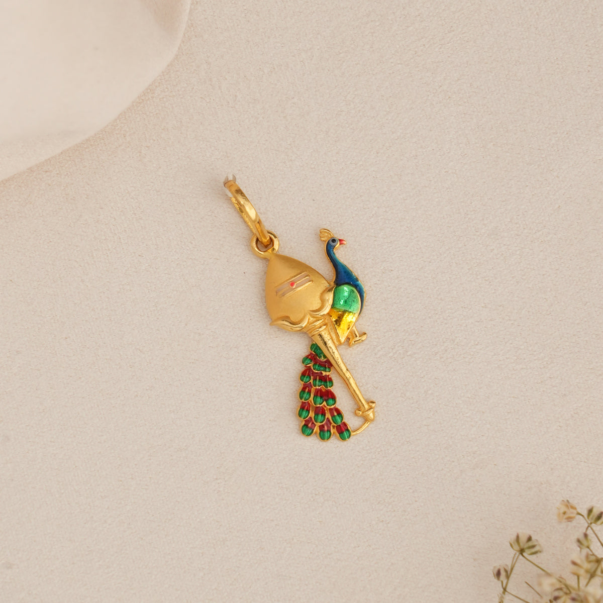 Mayil Vel Gold Pendant