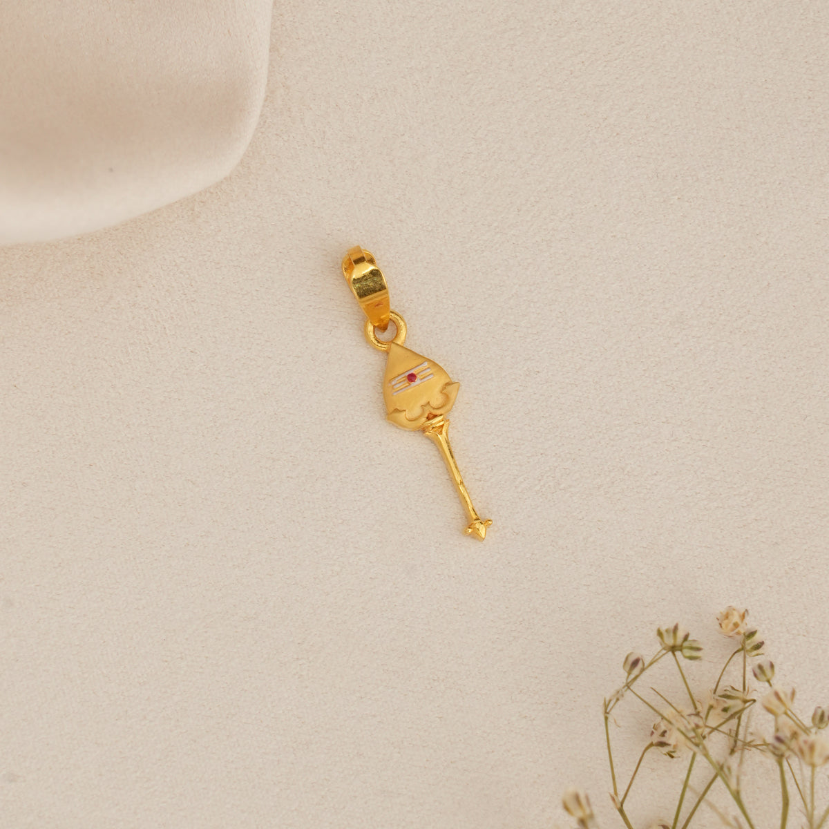 Om Karthikeya Gold Pendant