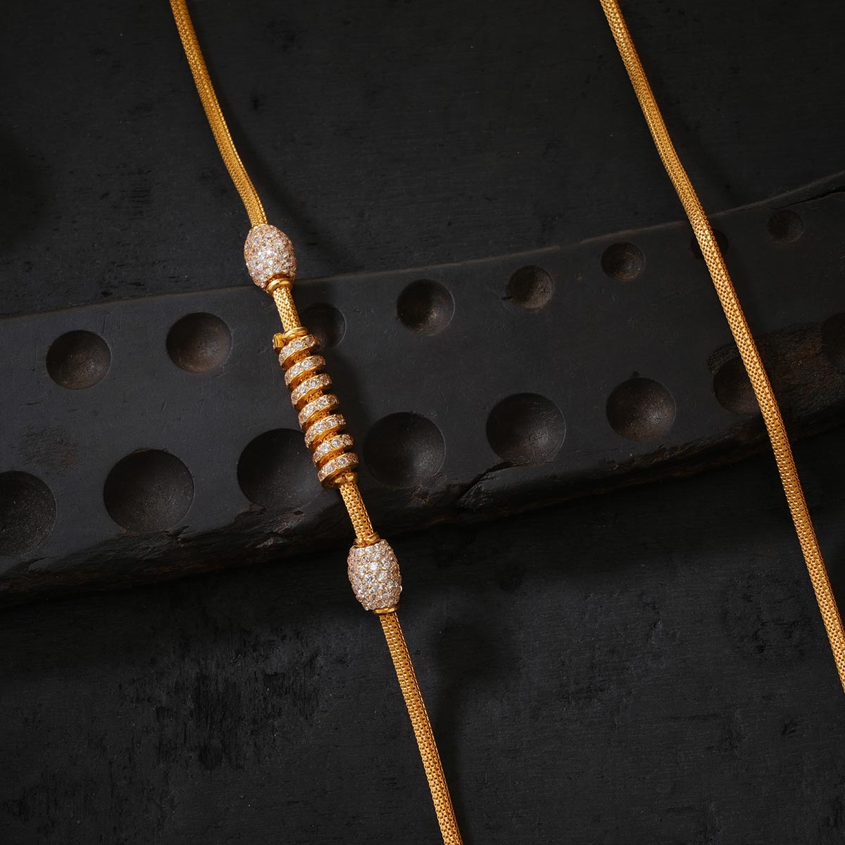 Spring Designed Mugappu Chain – Sri Vasavi Thanga Maaligai