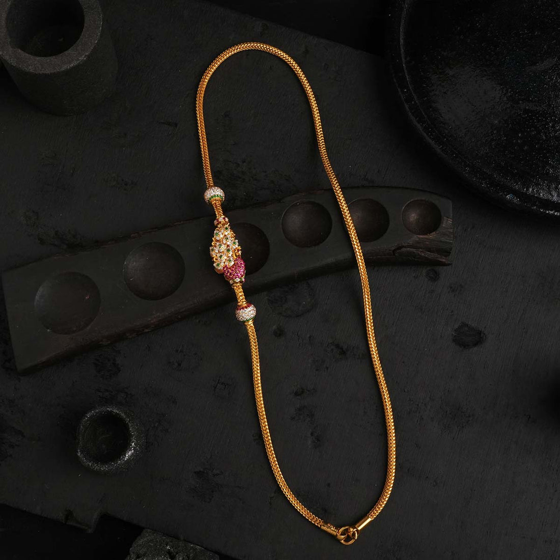 Peacock Mugappu Chain