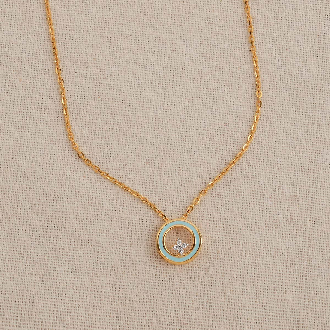 Round Blue Chain