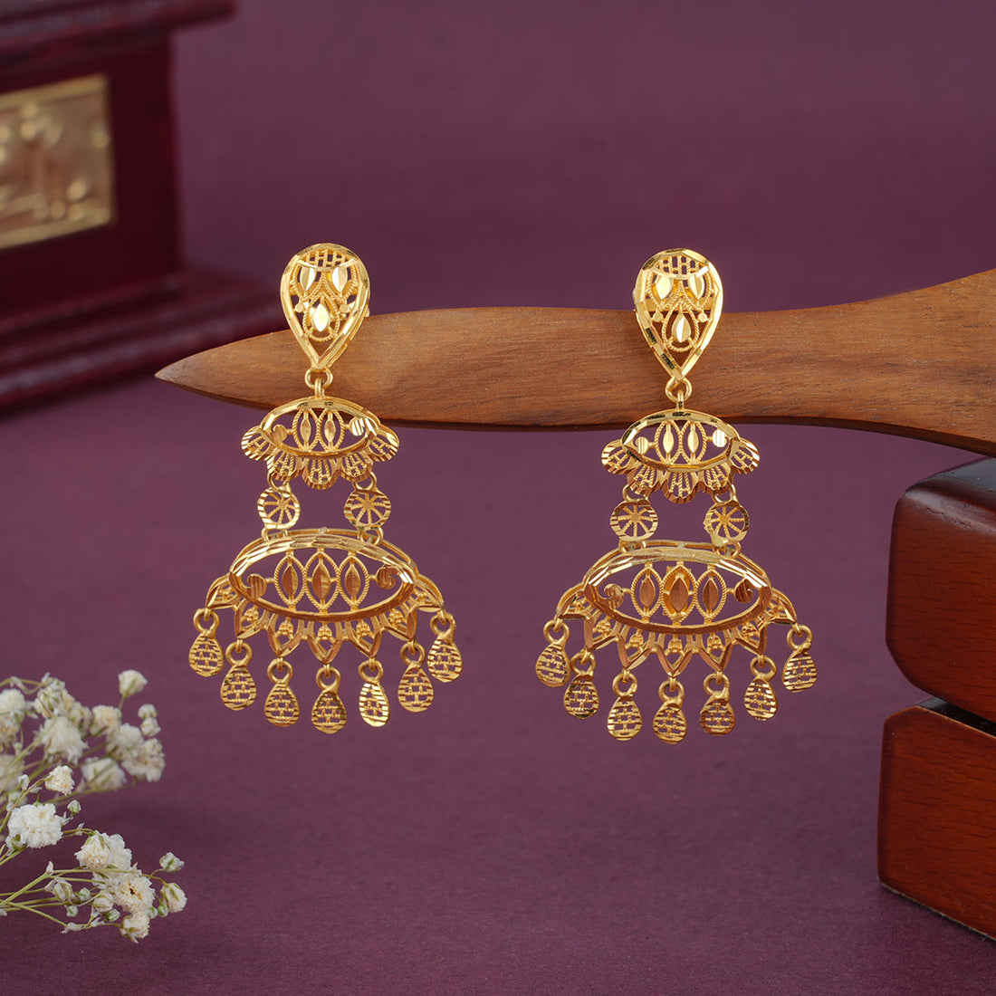 Mansi Long Earrings