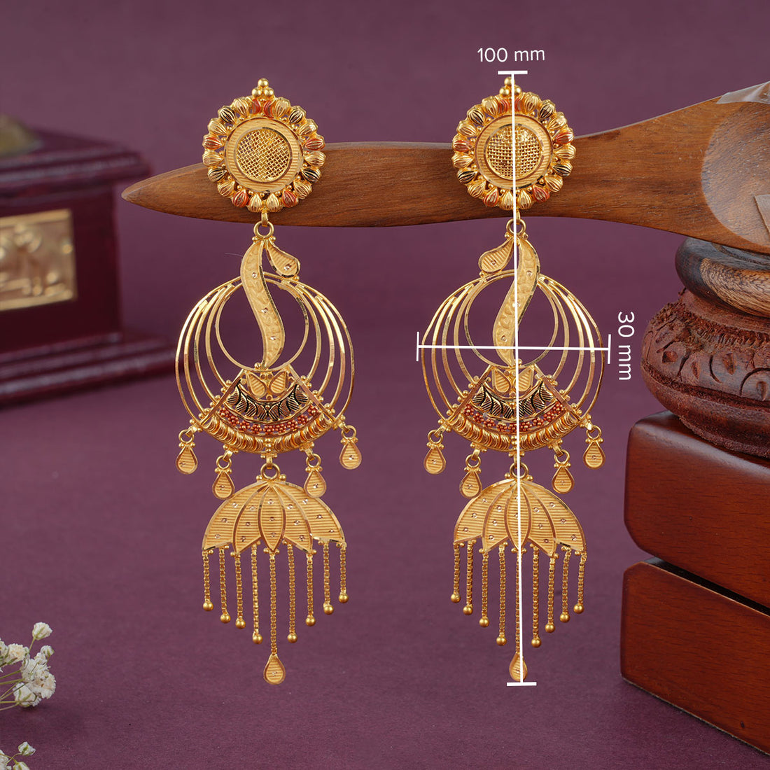 Ishaani Long Earrings