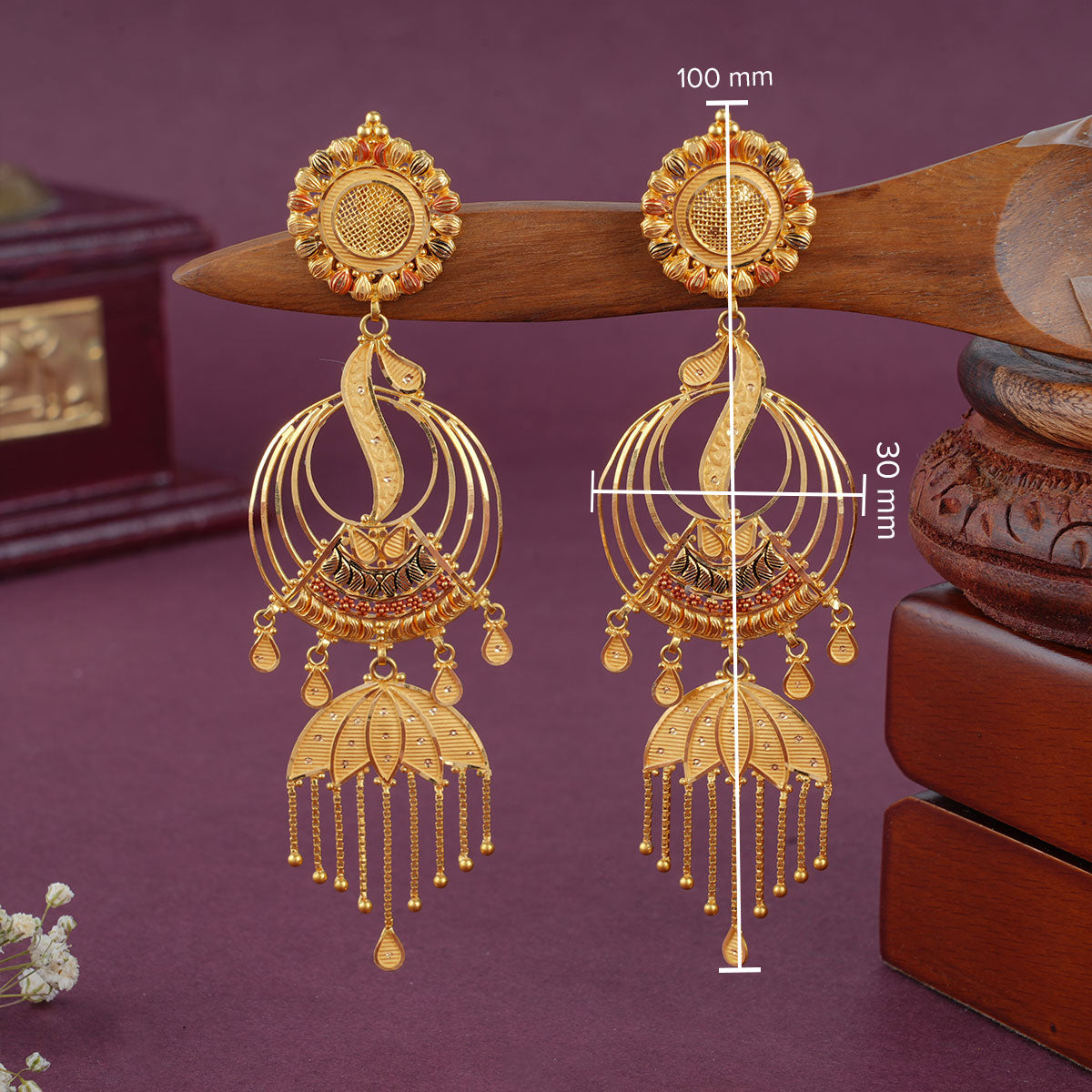 Ishaani Long Earrings