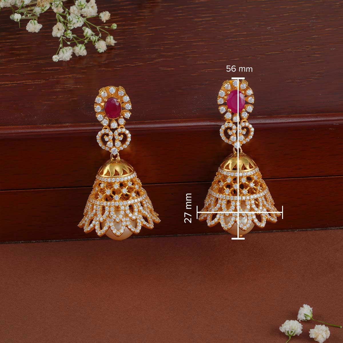 Ankitha Jhumka Earrings