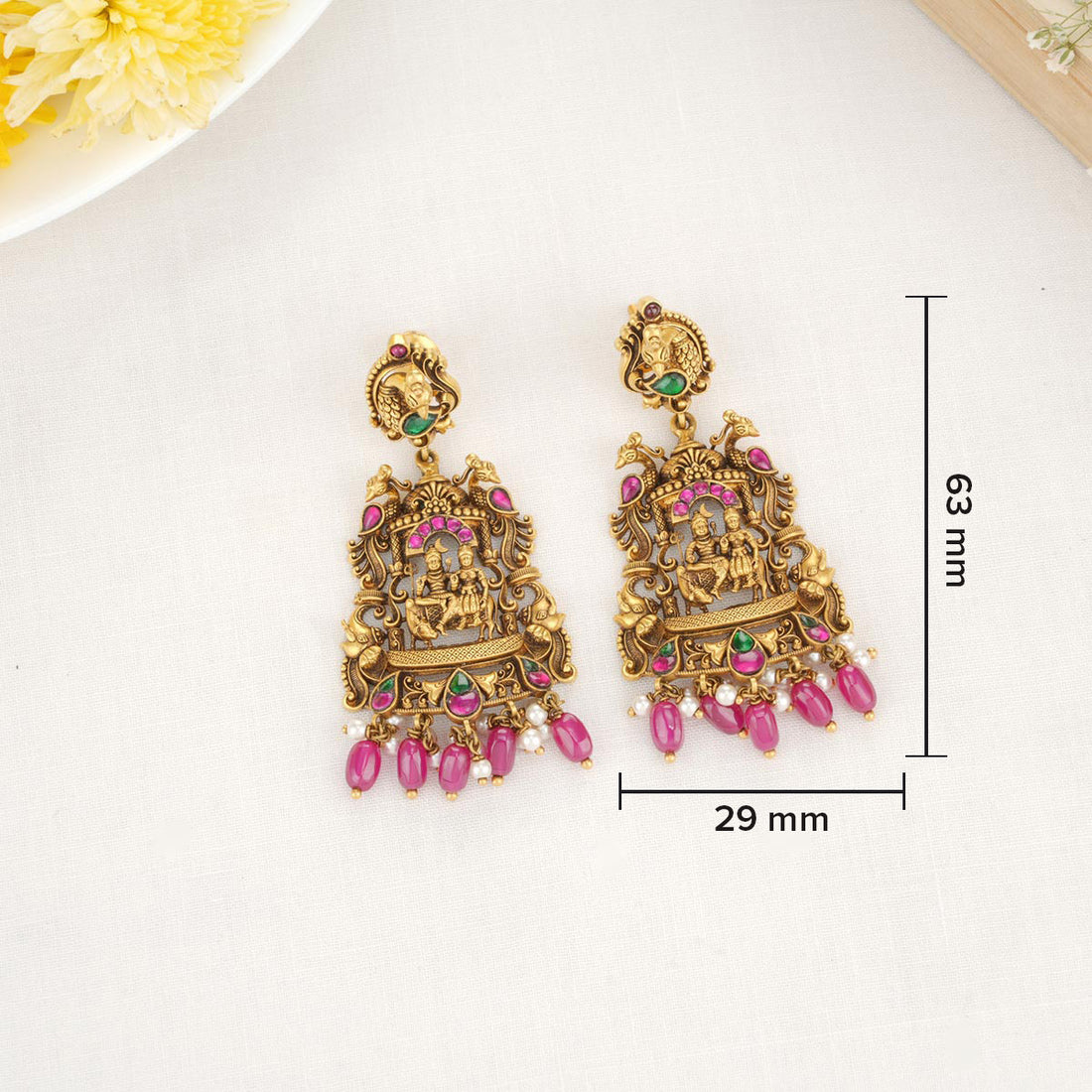 Avinsha Antique Long Earrings