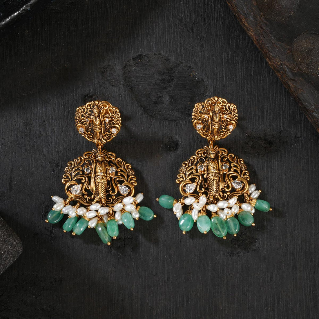 Aashina Antique Bridal Earrings