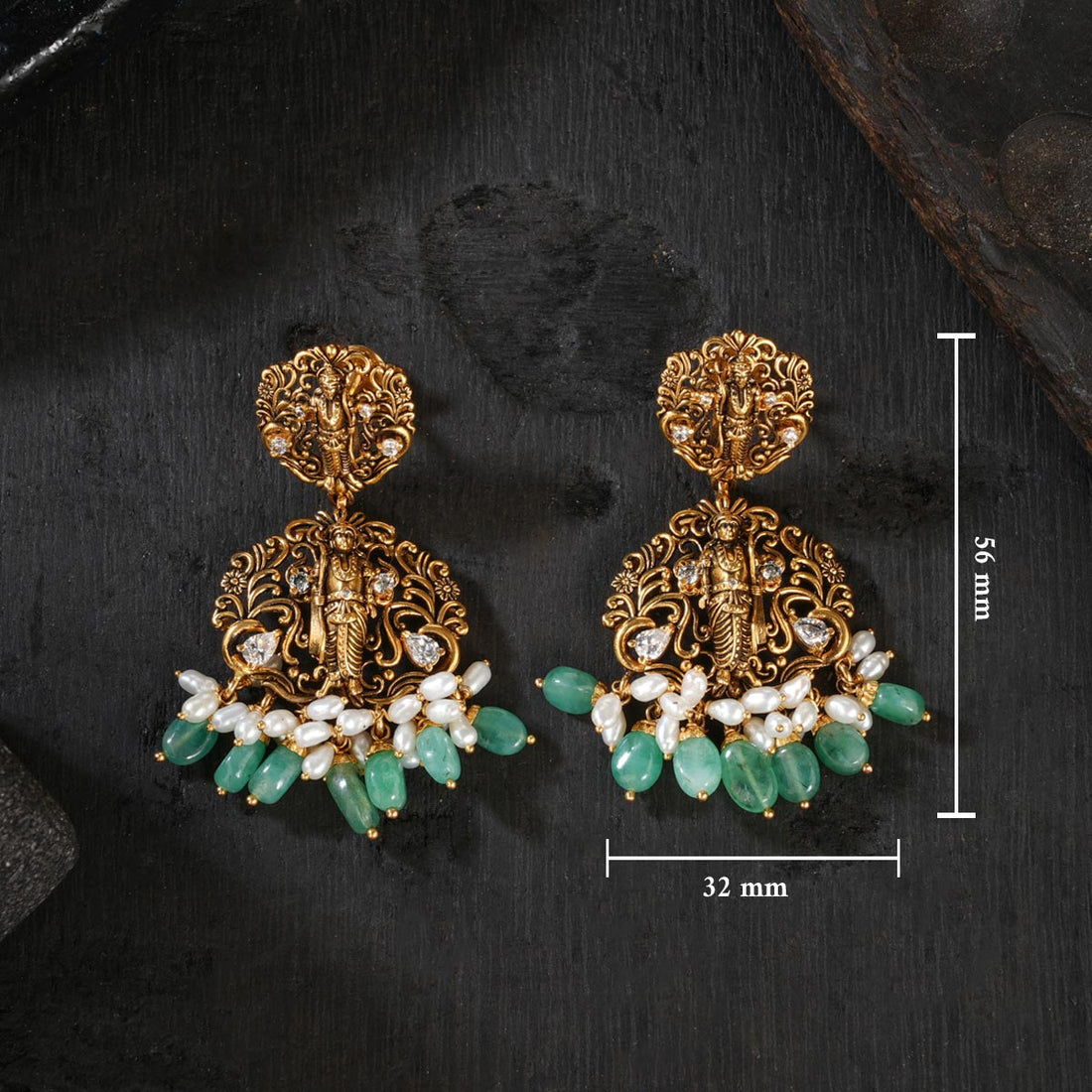 Aashina Antique Bridal Earrings