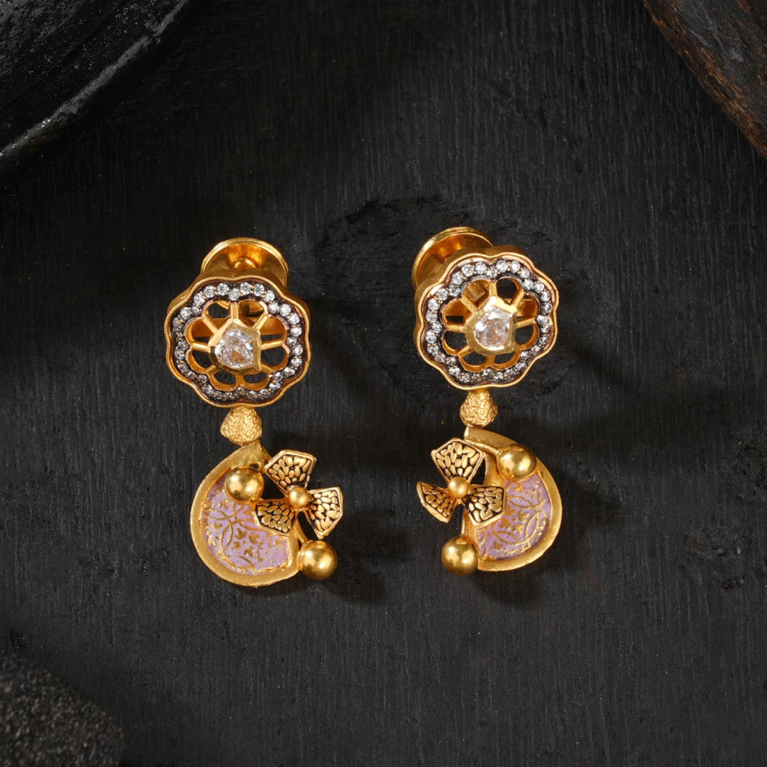 Roshitha Long Earrings
