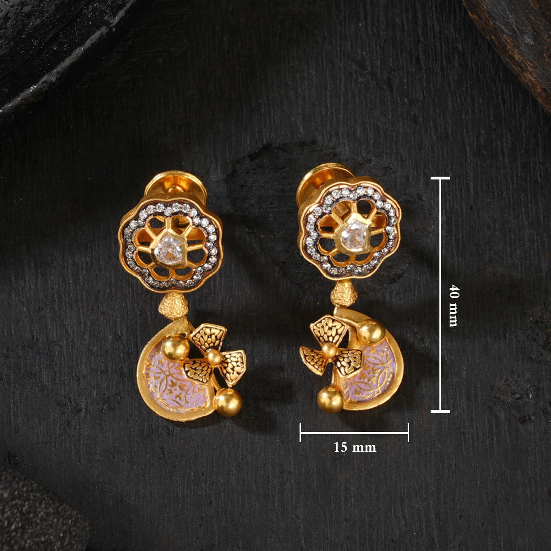 Roshitha Long Earrings