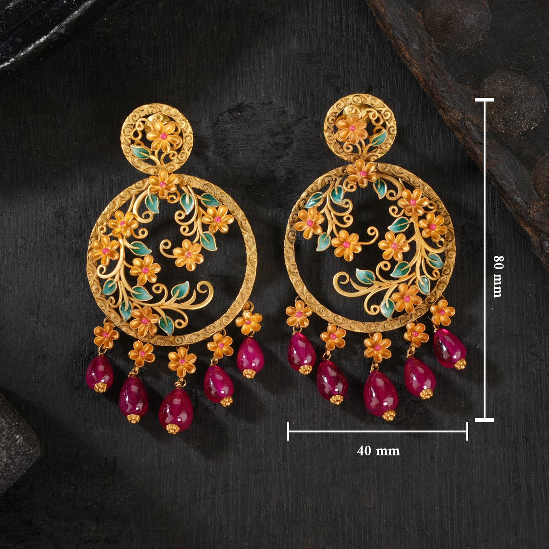 Laiyashri Long Earrings