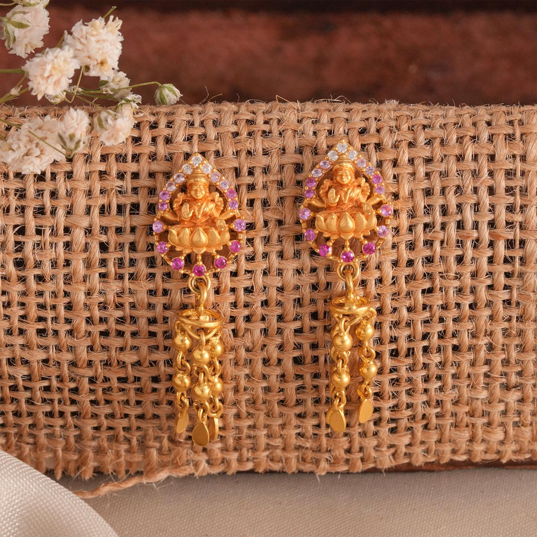 Divine Glow Long Earrings