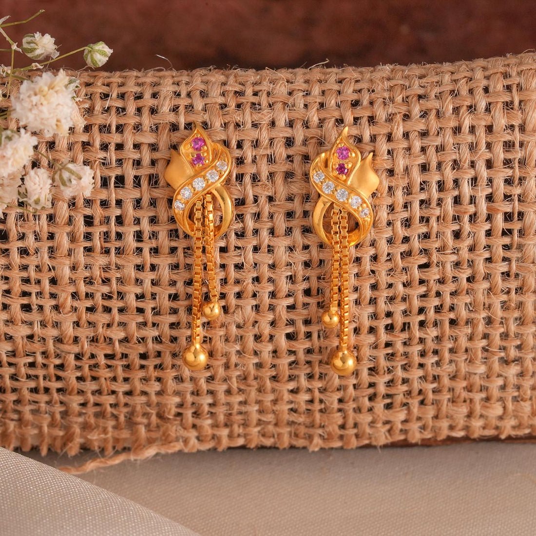 Glitz Long Earrings