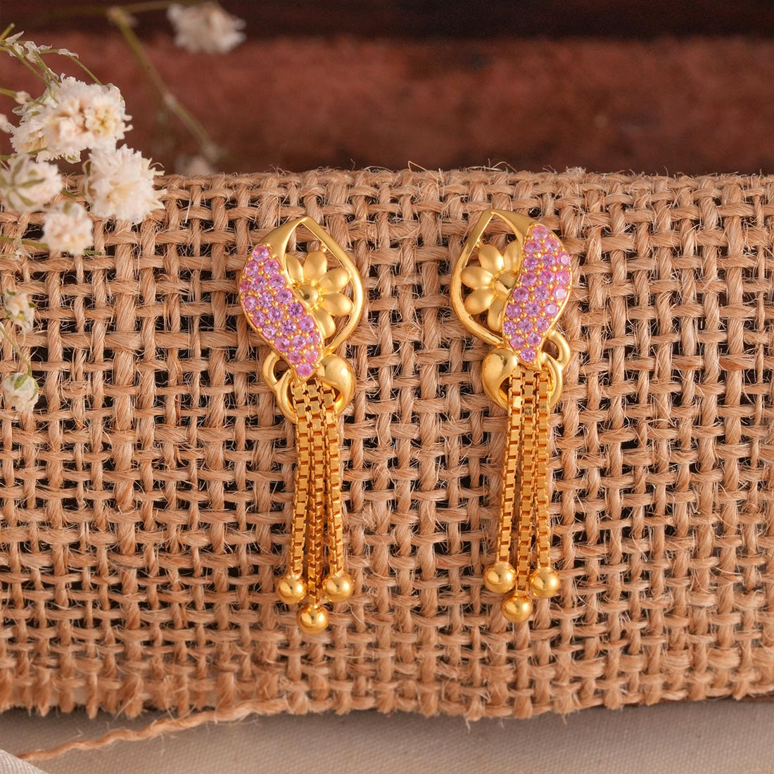 Trendy Look Long Earrings