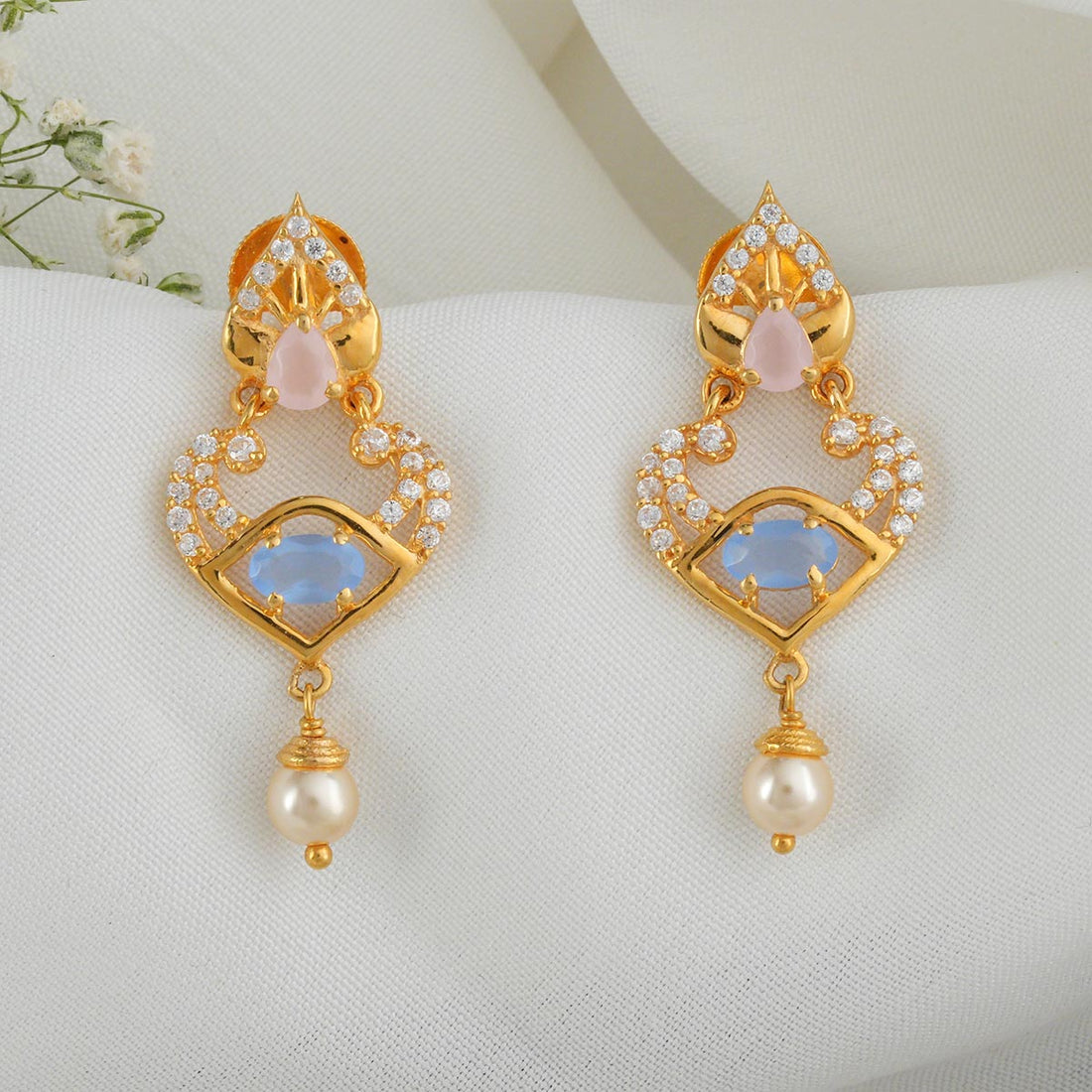 Shine Charm Drops Earrings