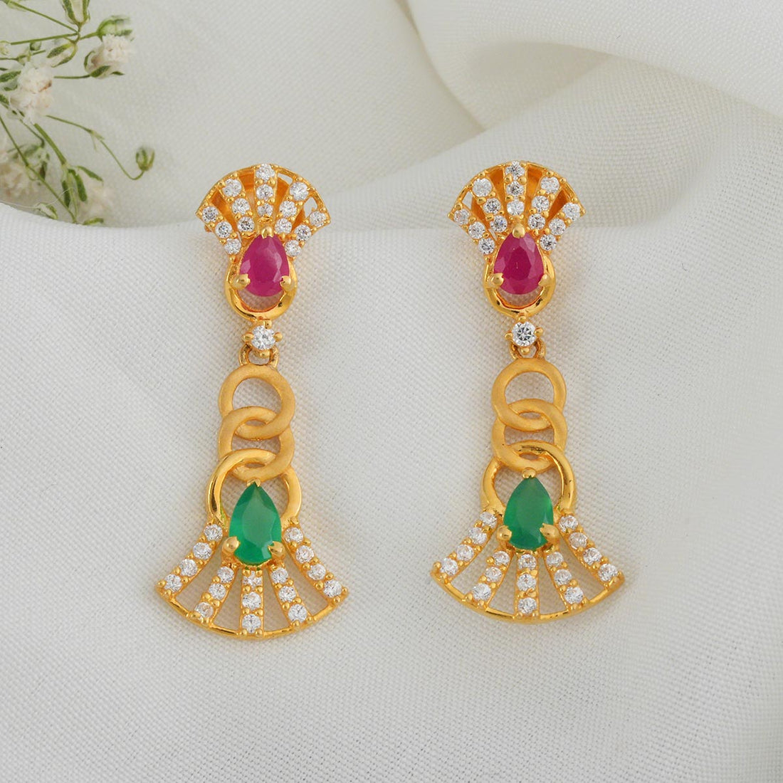 Dhashitha Long Earrings