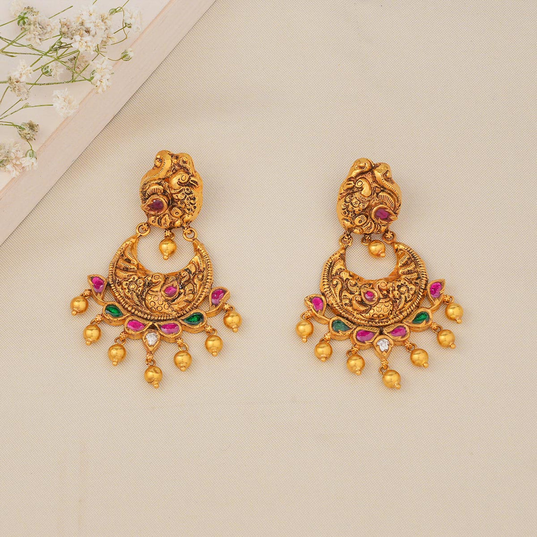 Karniza Long Earrings