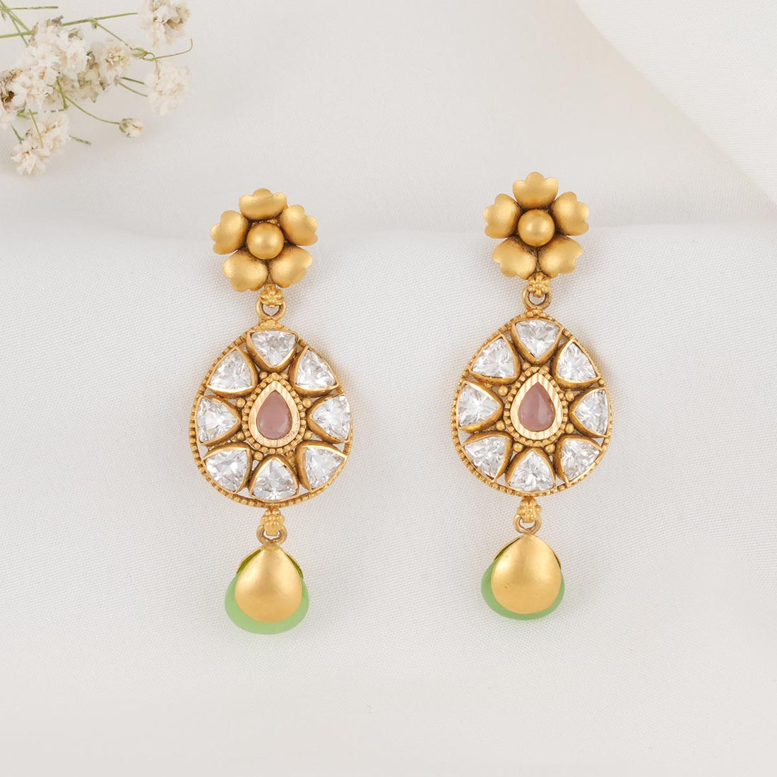 Mansika Long Earrings