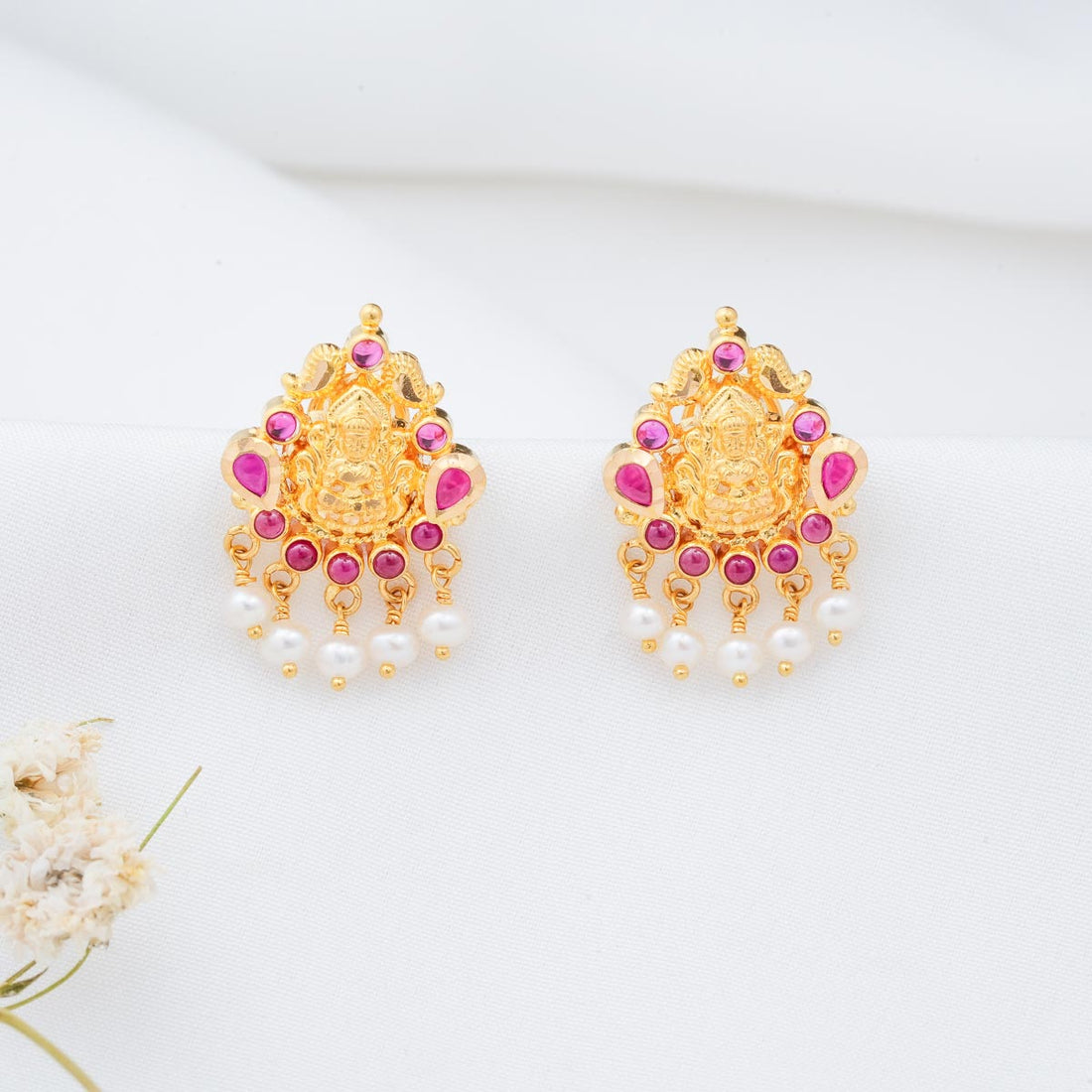 Golden Glow Drops Earrings