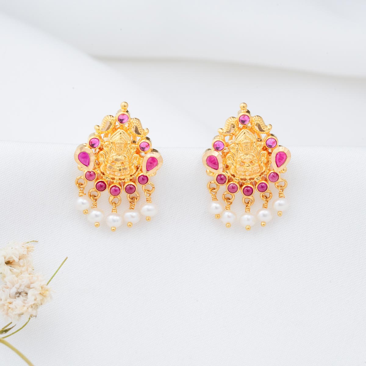 Golden Glow Drops Earrings