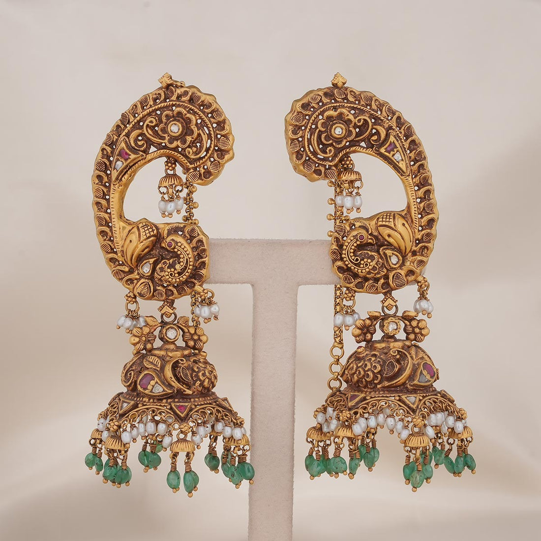 Traditional Jhumka With Earcuff