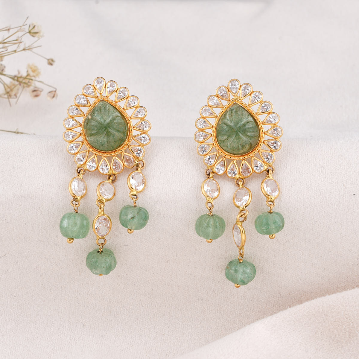 Nethra Long Earrings