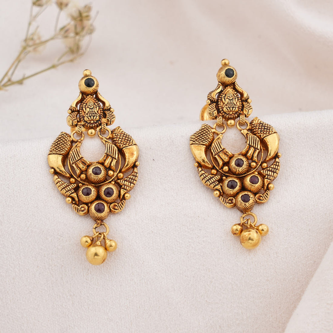Akshitha Antique Drops Earrings
