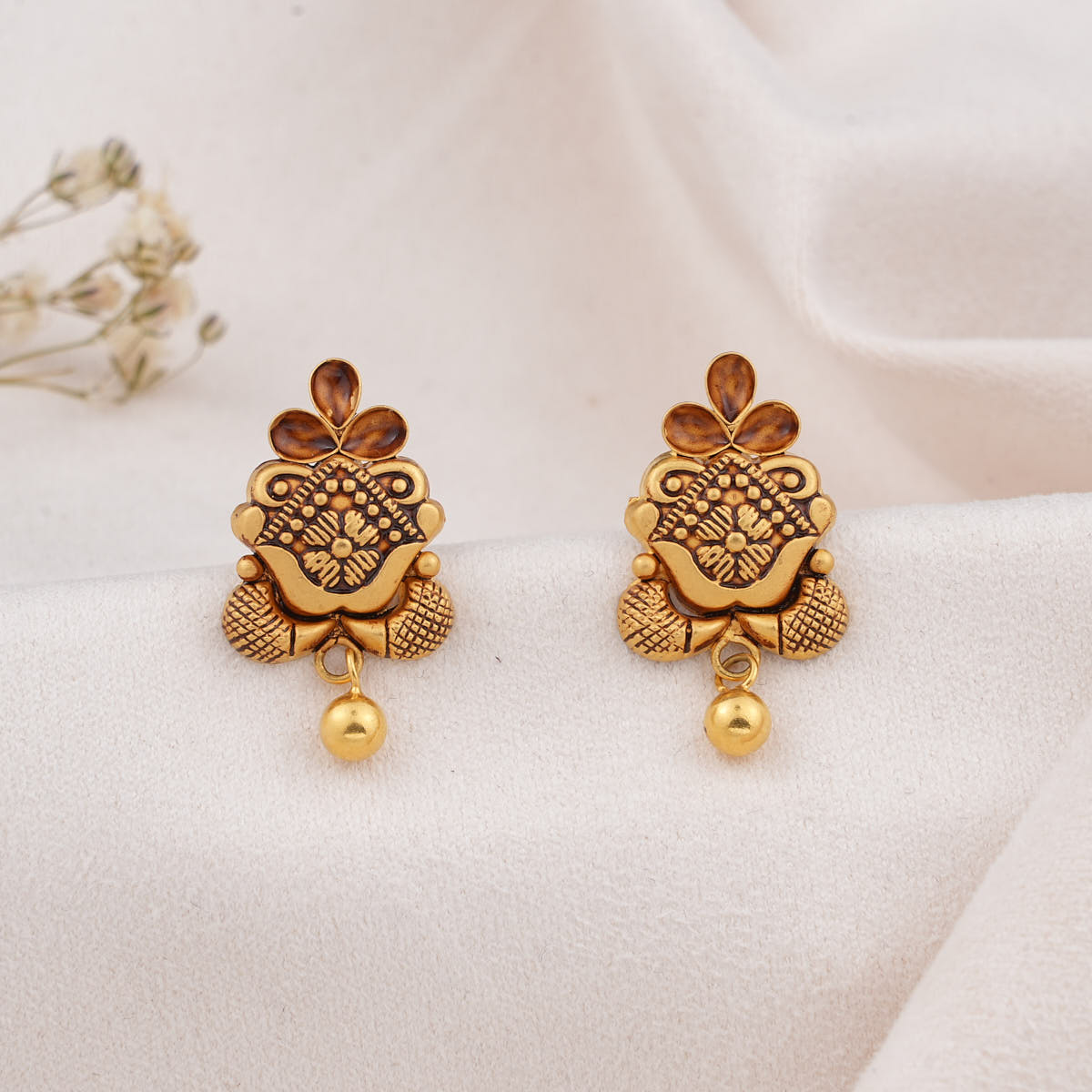 Traditional Antique Drops Earrings