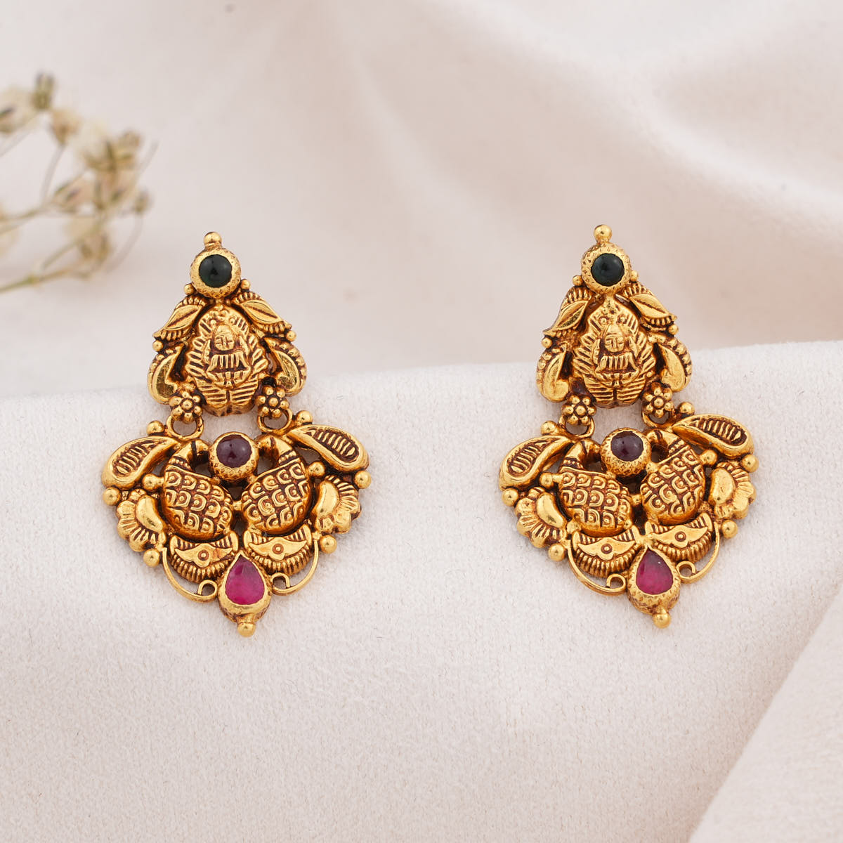 Heritage Antique Long Earrings