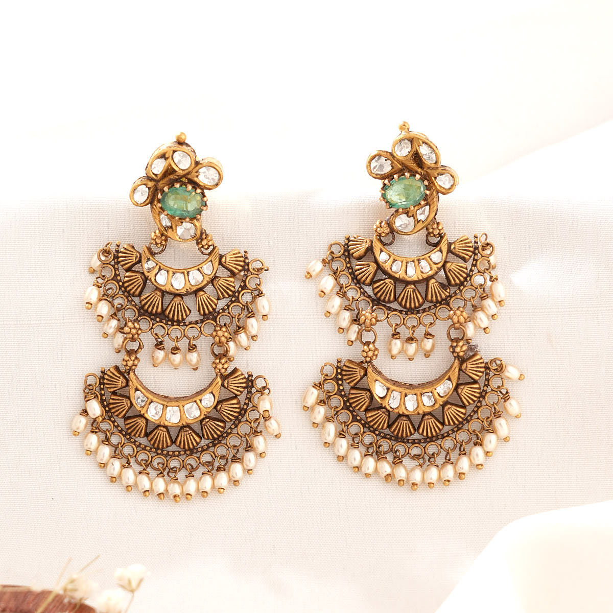 Timeless Glow Long Earrings