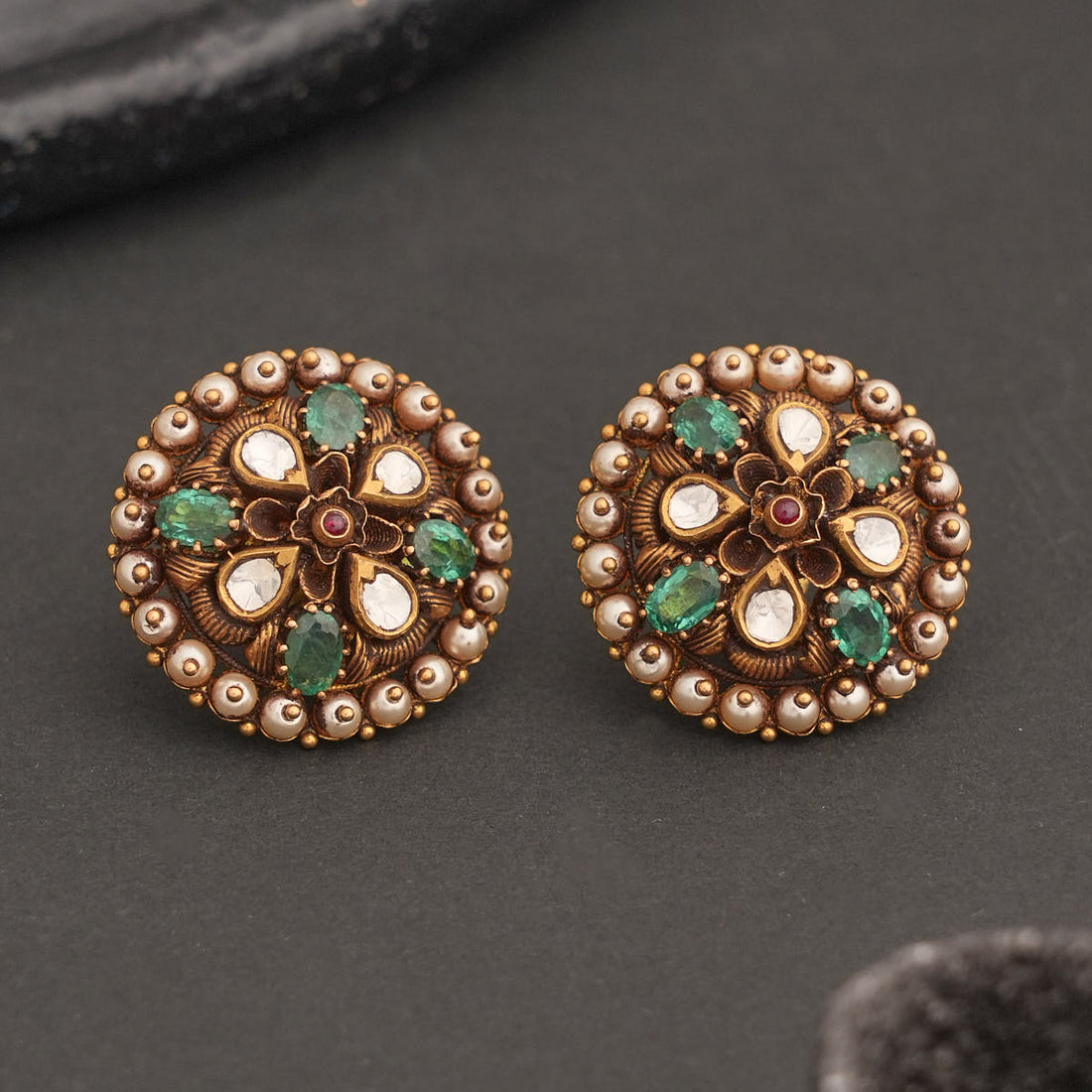 Royal Aura Antique Studs