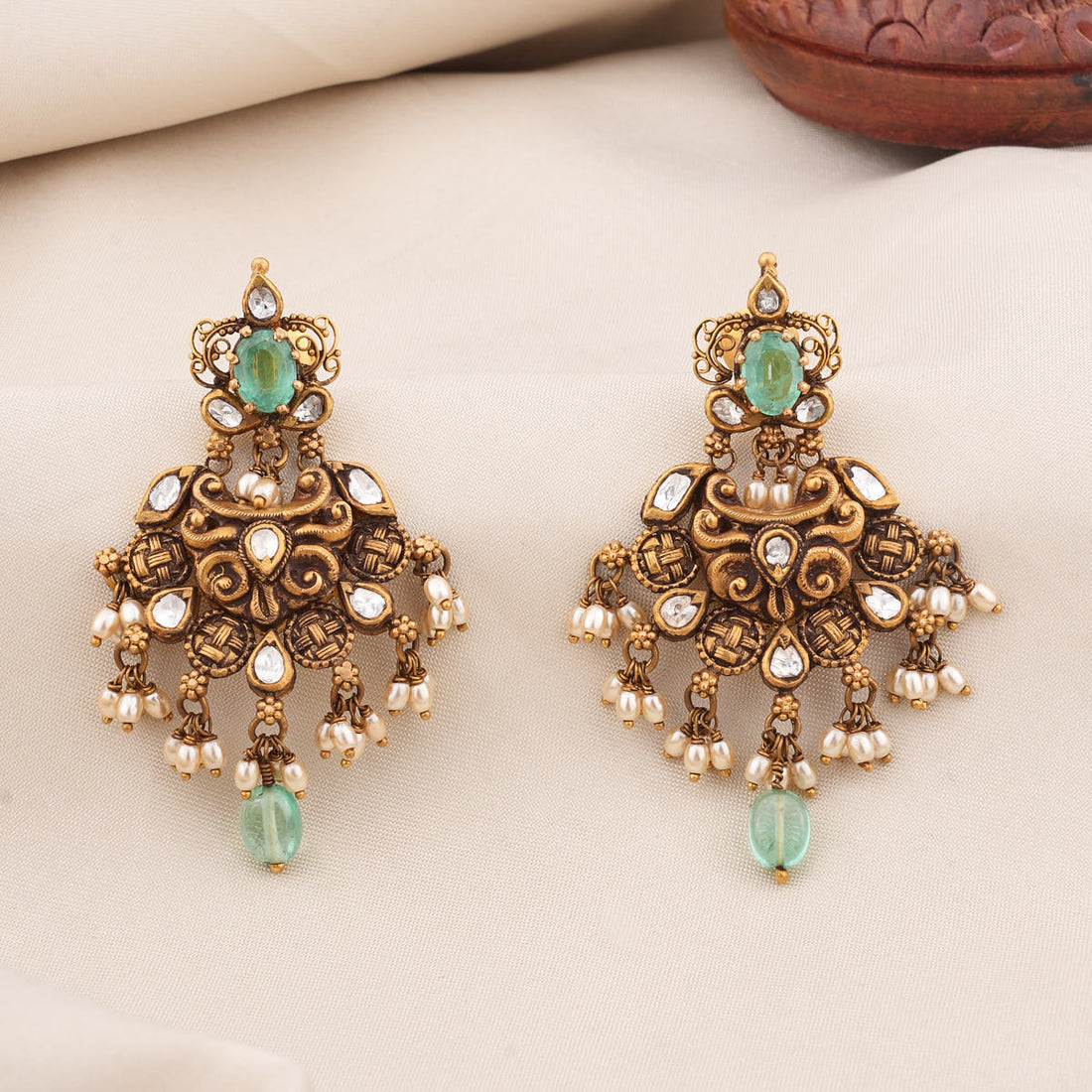 Mesmerizing Antique Long Earrings