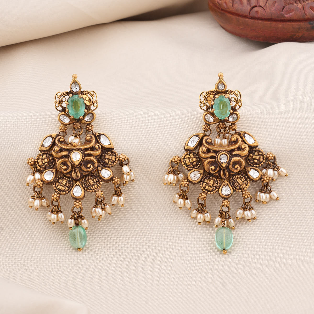 Mesmerizing Antique Long Earrings