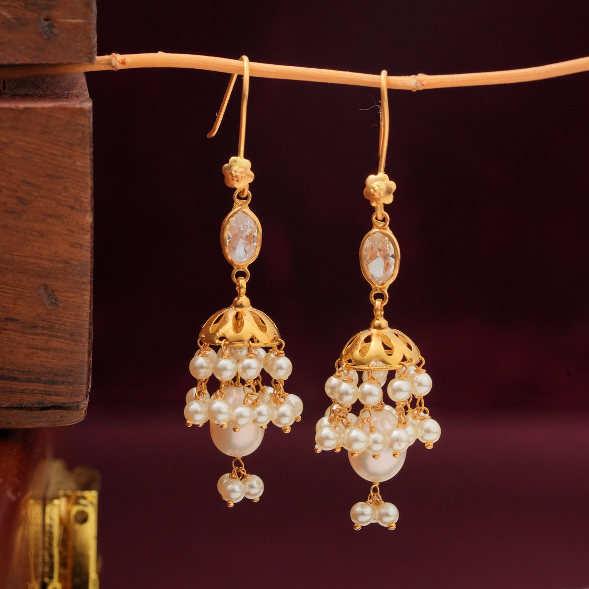 Aaradhana Hook Drops Earrings