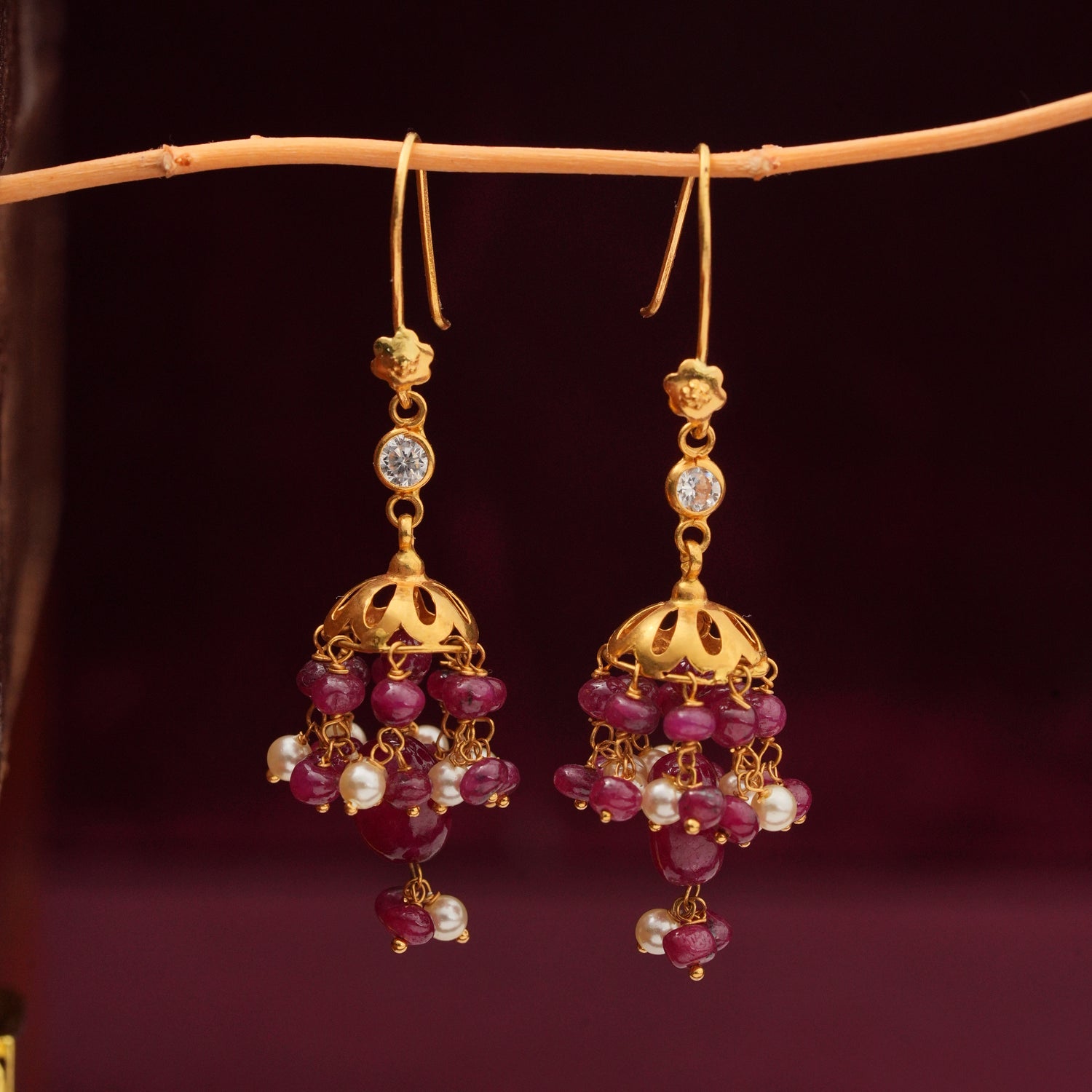 Glowing Hook Drops Earrings