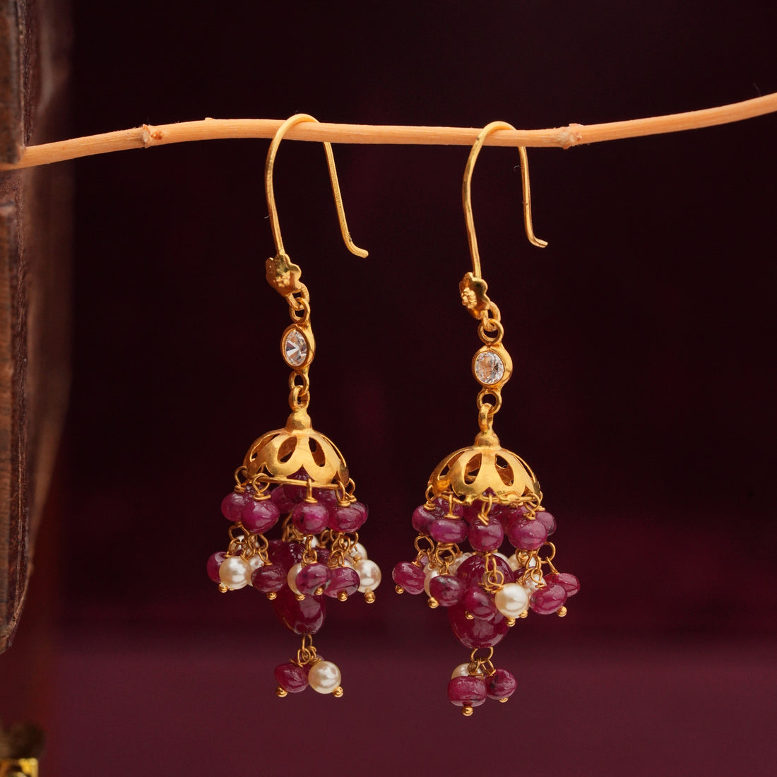 Glowing Hook Drops Earrings