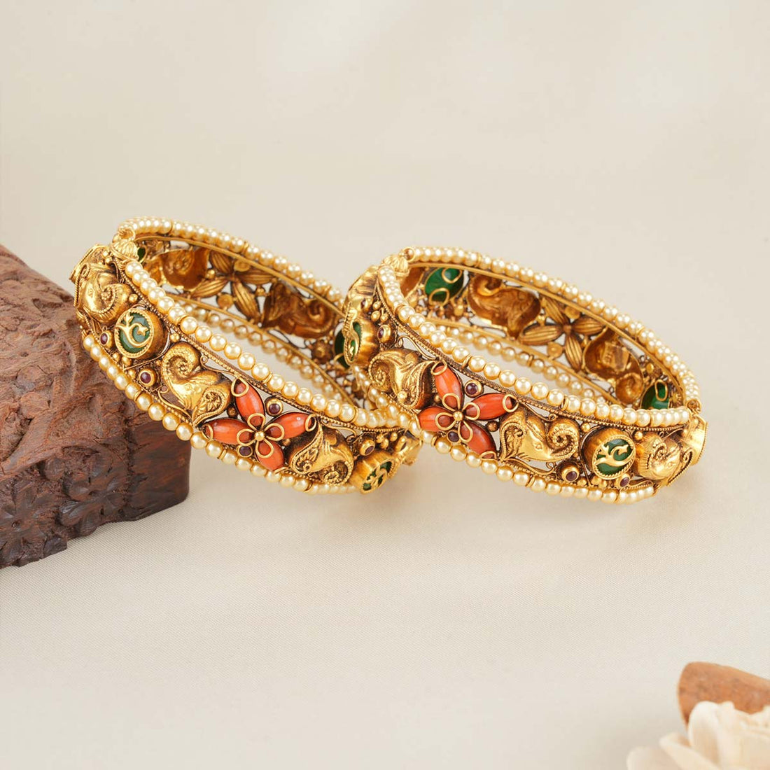 Prayagi Antique Bangles