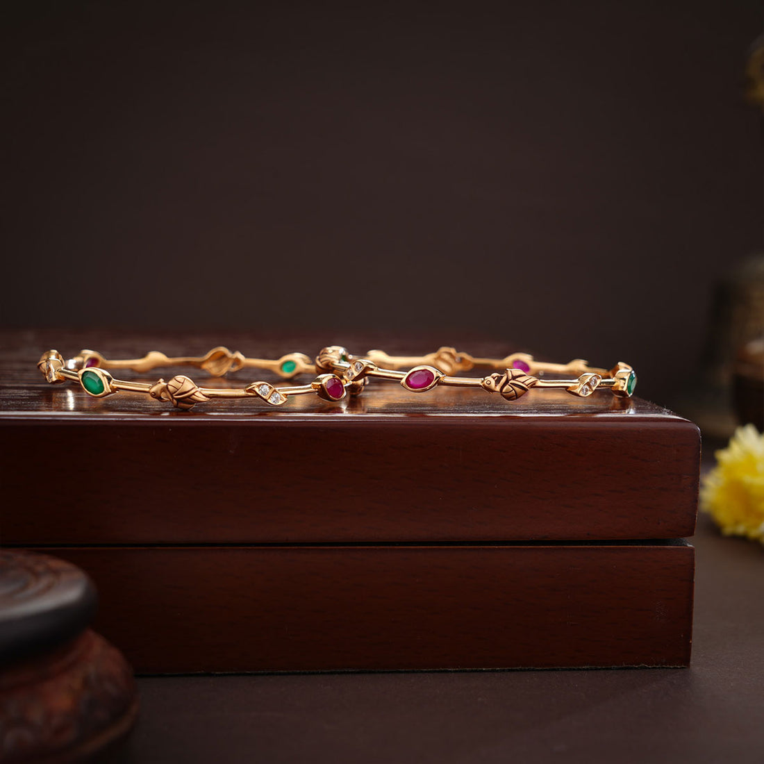 Reyansi Gold Bangles